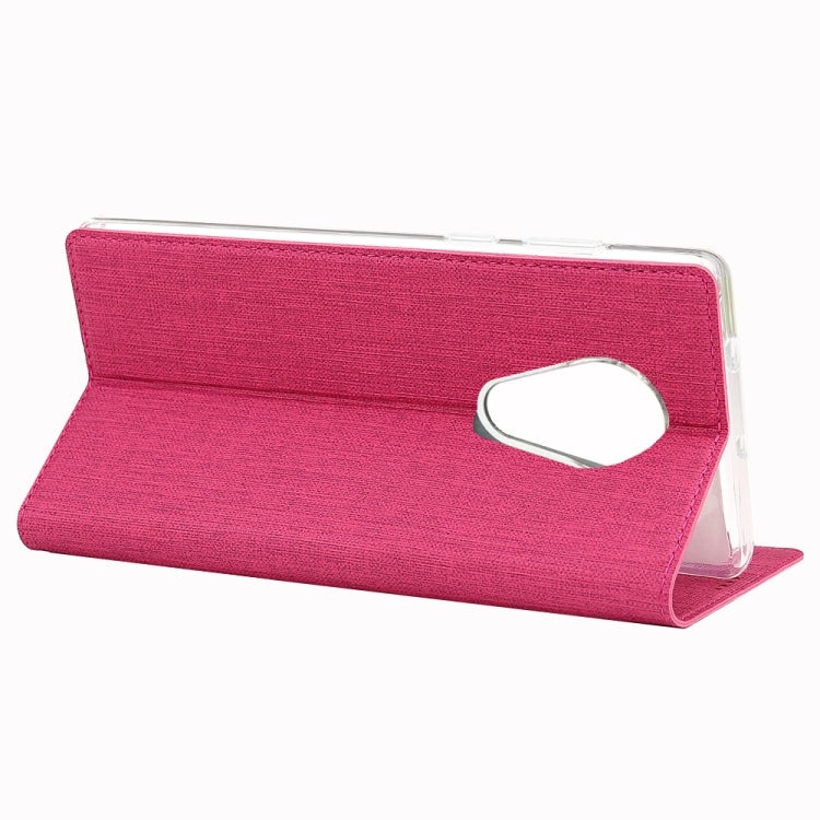 For Nokia 6.2 & 7.2 ViLi Shockproof TPU + PU Horizontal Flip Protective Case with Card Slot & Holder(Rose Red)