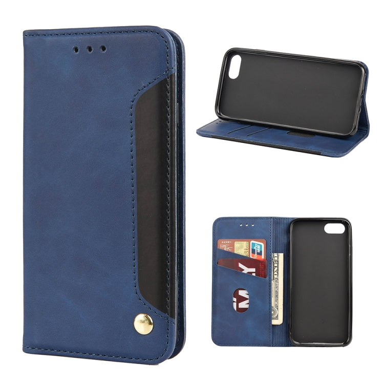 Skin Feel Splicing Leather Phone Case, For iPhone X / XS, For iPhone XR, For iPhone SE 2022 / SE 2020 / 8 / 7, For iPhone 8 Plus & 7 Plus