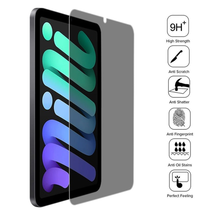 0.33mm 9H 2.5D Privacy Anti-glare Explosion-proof Tempered Tablet Glass Film For iPad mini 6