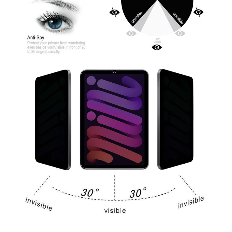 0.33mm 9H 2.5D Privacy Anti-glare Explosion-proof Tempered Tablet Glass Film For iPad mini 6
