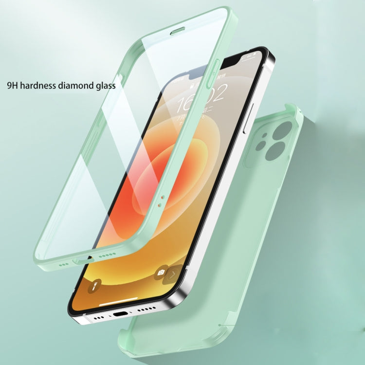 360 Full Coverage Glass Phone Case, For iPhone 13 Pro Max
