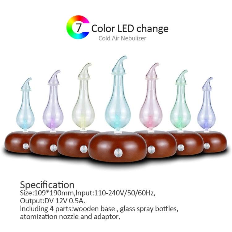 Wood Essential Oil Diffuser Aromatherapy Machine, AU Plug, EU Plug, UK Plug, US Plug