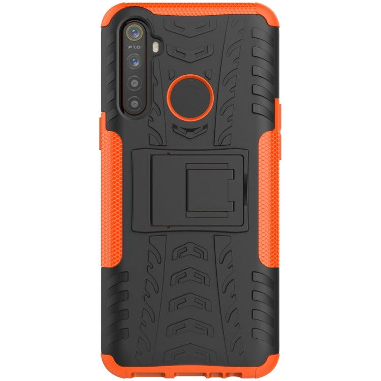 Tire Texture Shockproof TPU+PC Protective Case with Holder, For OPPO Realme 5, For Xiaomi Redmi Note 8 Pro, For Xiaomi Redmi Note 8, For Galaxy A20s, For Galaxy A70s