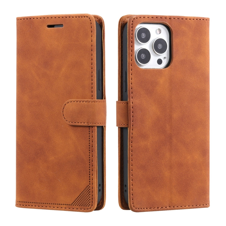 Skin Feel Anti-theft Brush Horizontal Flip Leather Phone Case, For iPhone13 Pro Max, For iPhone13 Pro, For iPhone13, For iPhone13 mini