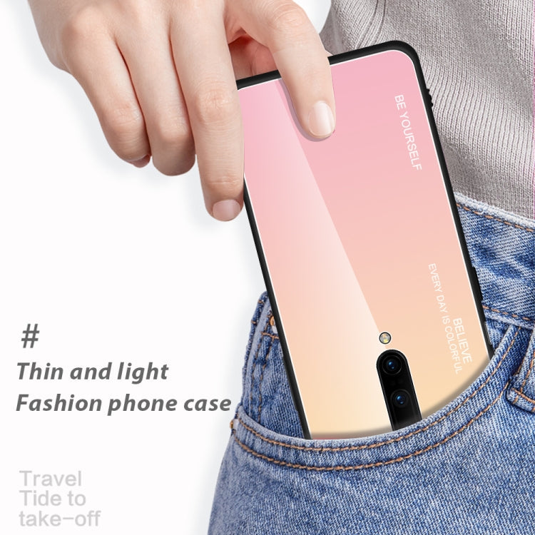 Gradient Color Glass Case, For OnePlus 7 Pro, For Huawei P20, For OPPO F11 Pro