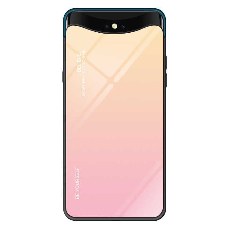 Gradient Color Glass Case, For OPPO Find X, For OPPO Reno, For Galaxy S8