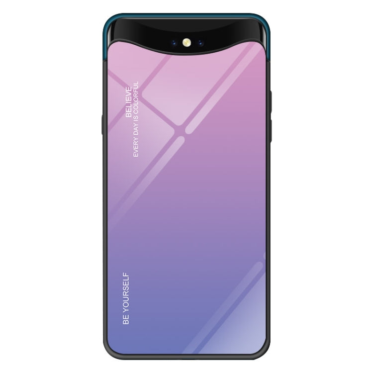 Gradient Color Glass Case, For OPPO Find X, For OPPO Reno, For Galaxy S8
