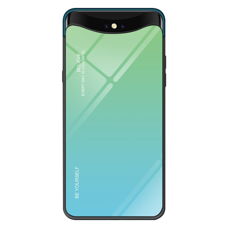 Gradient Color Glass Case, For OPPO Find X, For OPPO Reno, For Galaxy S8