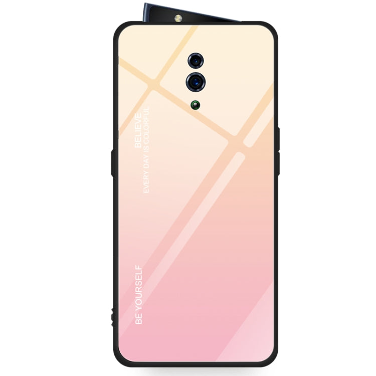 Gradient Color Glass Case, For OPPO Find X, For OPPO Reno, For Galaxy S8