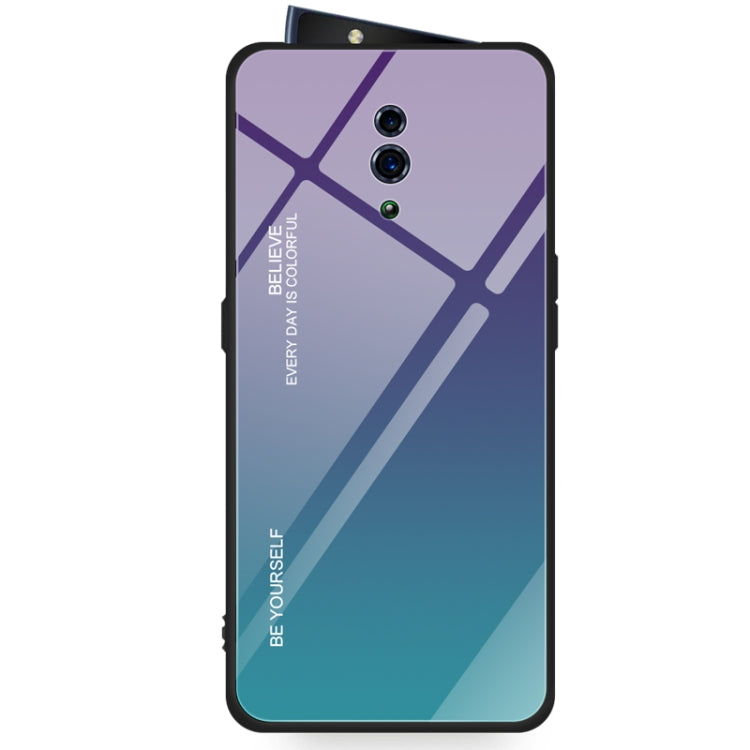 Gradient Color Glass Case, For OPPO Find X, For OPPO Reno, For Galaxy S8