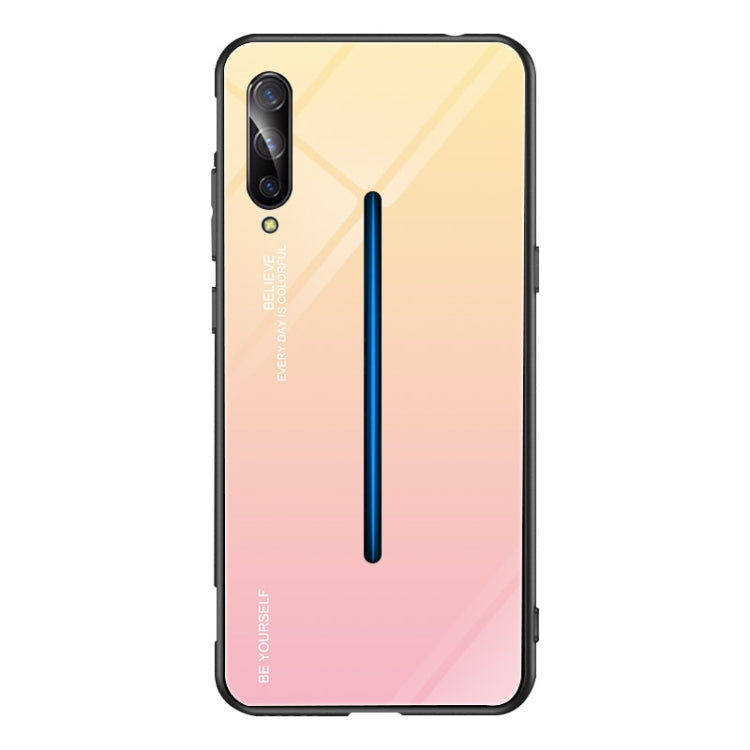 Gradient Color Glass Case, For Vivo IQOO, For VIVO V15 Pro, For VIVO X27