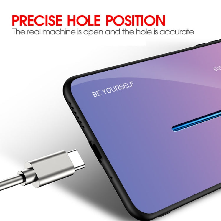 Gradient Color Glass Case, For Vivo IQOO, For VIVO V15 Pro, For VIVO X27
