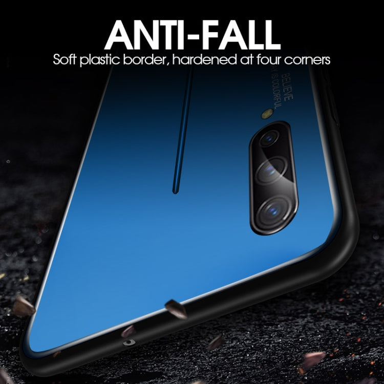 Gradient Color Glass Case, For Vivo IQOO, For VIVO V15 Pro, For VIVO X27