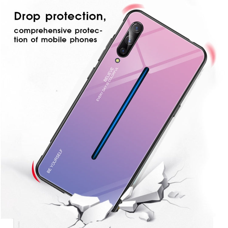 Gradient Color Glass Case, For Vivo IQOO, For VIVO V15 Pro, For VIVO X27