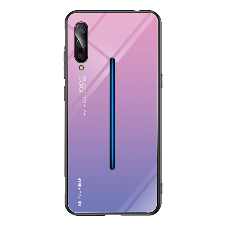 Gradient Color Glass Case, For Vivo IQOO, For VIVO V15 Pro, For VIVO X27