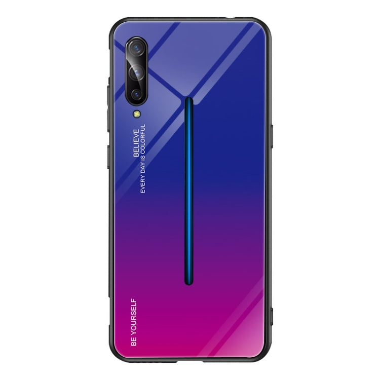 Gradient Color Glass Case, For Vivo IQOO, For VIVO V15 Pro, For VIVO X27