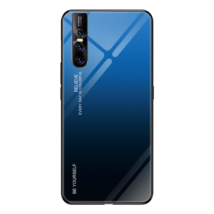 Gradient Color Glass Case, For Vivo IQOO, For VIVO V15 Pro, For VIVO X27