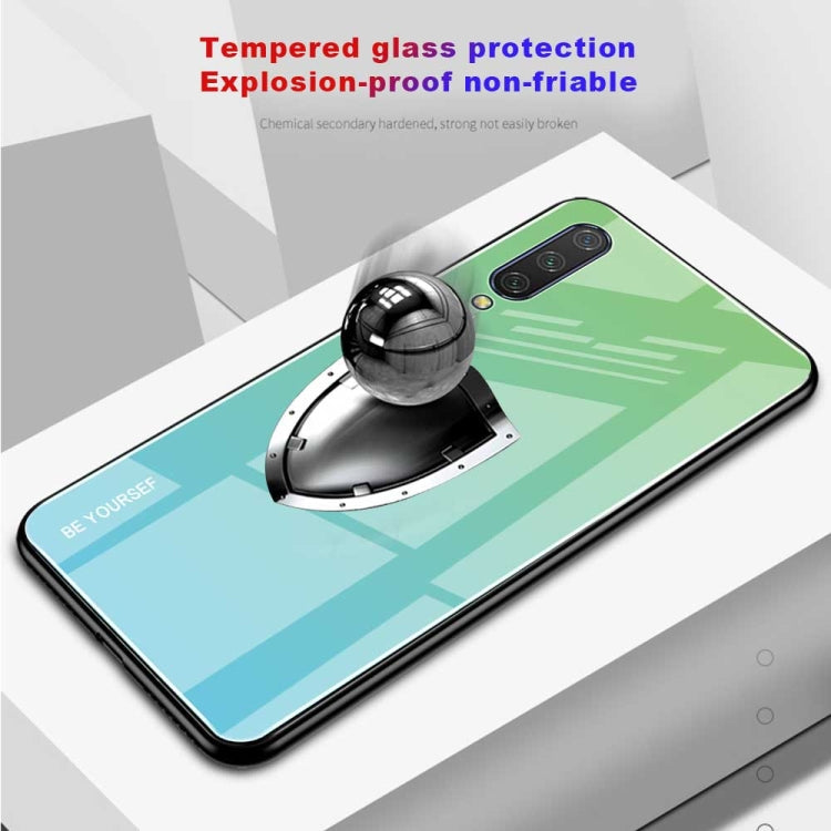 Gradient Color Glass Case, For Xiaomi Mi CC9, For Xiaomi Mi Mix, For Huawei Y7 (2019)