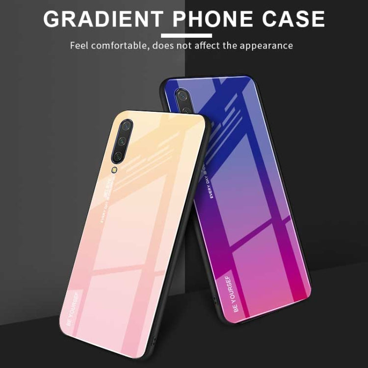 Gradient Color Glass Case, For Xiaomi Mi CC9, For Xiaomi Mi Mix, For Huawei Y7 (2019)