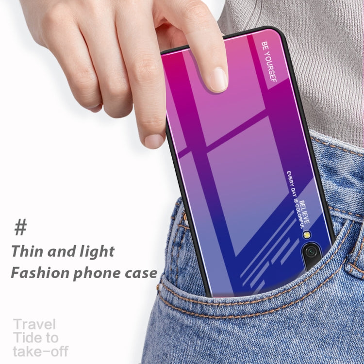 Gradient Color Glass Case, For Xiaomi Mi CC9, For Xiaomi Mi Mix, For Huawei Y7 (2019)