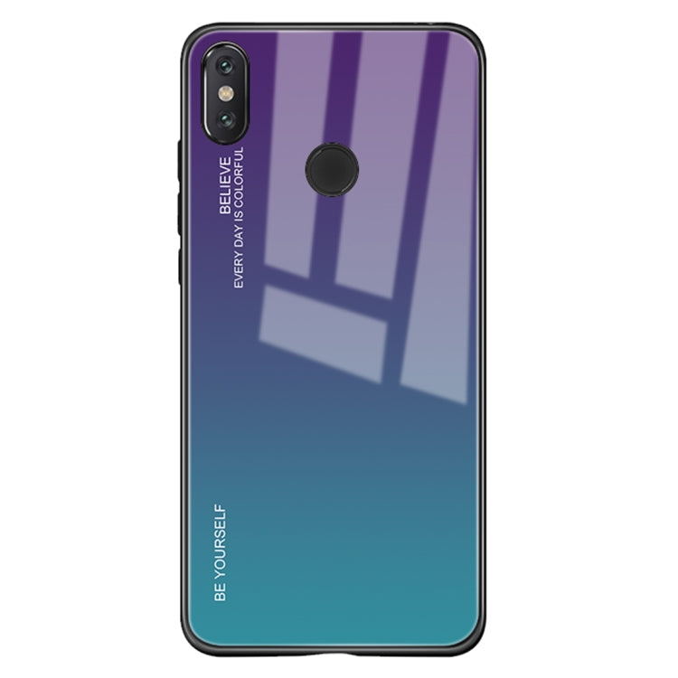 Gradient Color Glass Case, For Xiaomi Mi CC9, For Xiaomi Mi Mix, For Huawei Y7 (2019)