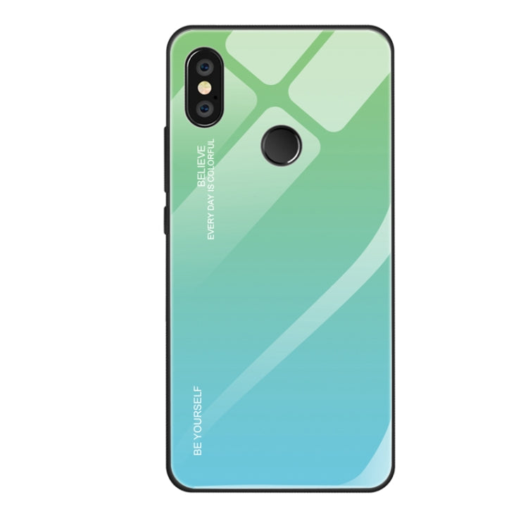 Gradient Color Glass Case, For Huawei Enjoy 9s, For Xiaomi Redmi K20, For Xiaomi Redmi Note 5 Pro