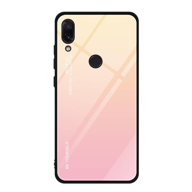 Gradient Color Glass Case, For Xiaomi Redmi Note 7, For Huawei Mate 20, For Huawei P30 Lite