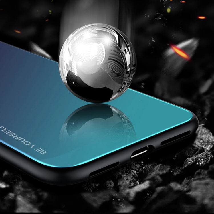 Gradient Color Glass Case, For Xiaomi Redmi Note 7, For Huawei Mate 20, For Huawei P30 Lite