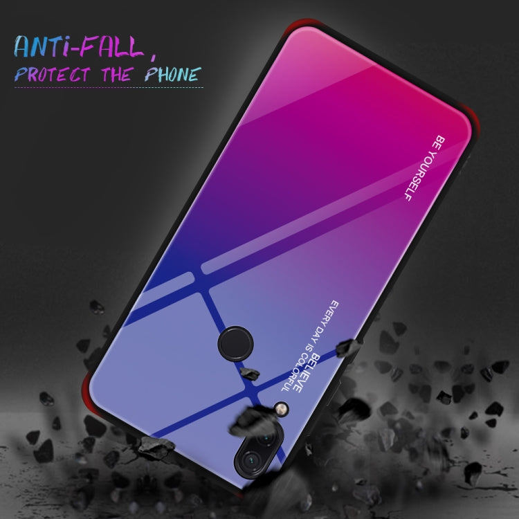 Gradient Color Glass Case, For Xiaomi Redmi Note 7, For Huawei Mate 20, For Huawei P30 Lite