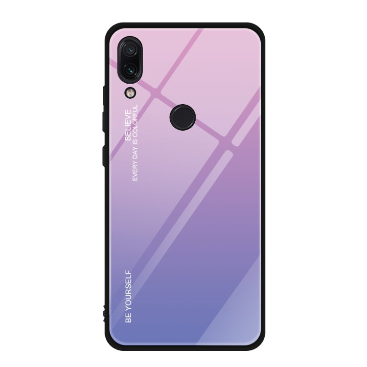 Gradient Color Glass Case, For Xiaomi Redmi Note 7, For Huawei Mate 20, For Huawei P30 Lite