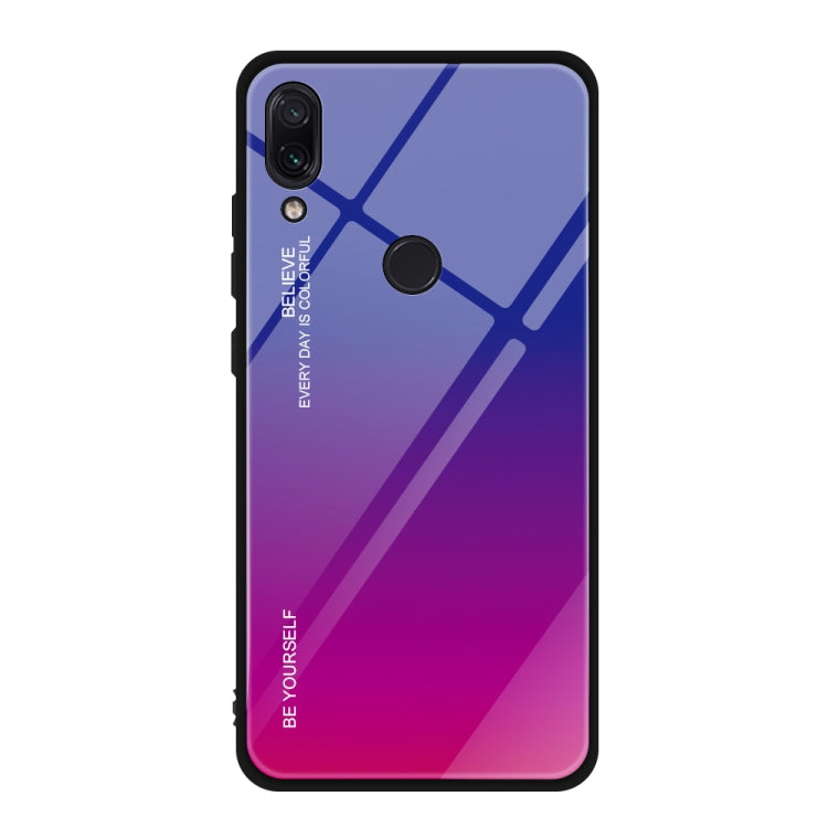 Gradient Color Glass Case, For Xiaomi Redmi Note 7, For Huawei Mate 20, For Huawei P30 Lite