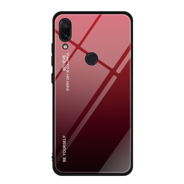 Gradient Color Glass Case, For Xiaomi Redmi Note 7, For Huawei Mate 20, For Huawei P30 Lite