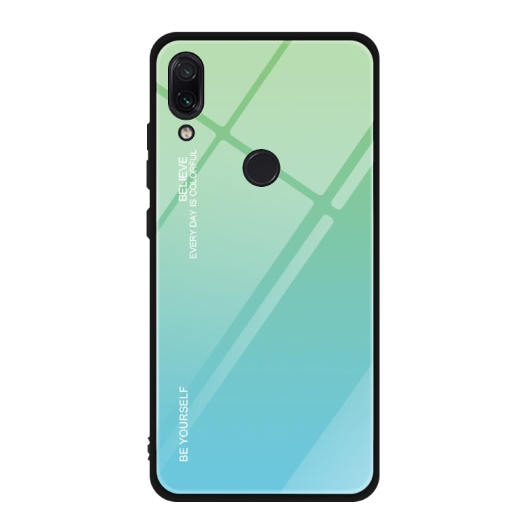 Gradient Color Glass Case, For Xiaomi Redmi Note 7, For Huawei Mate 20, For Huawei P30 Lite