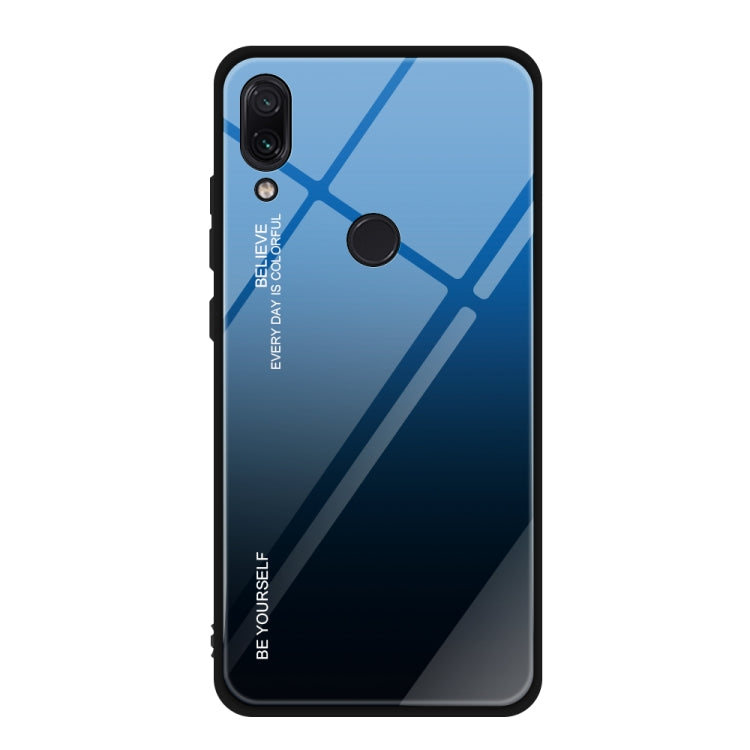 Gradient Color Glass Case, For Xiaomi Redmi Note 7, For Huawei Mate 20, For Huawei P30 Lite