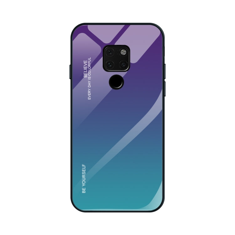 Gradient Color Glass Case, For Xiaomi Redmi Note 7, For Huawei Mate 20, For Huawei P30 Lite