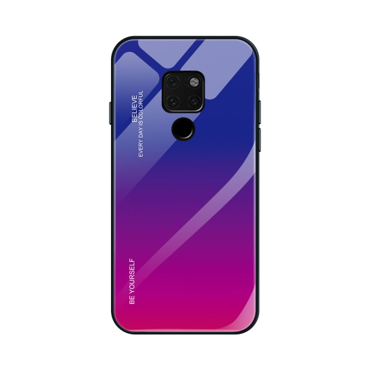 Gradient Color Glass Case, For Xiaomi Redmi Note 7, For Huawei Mate 20, For Huawei P30 Lite