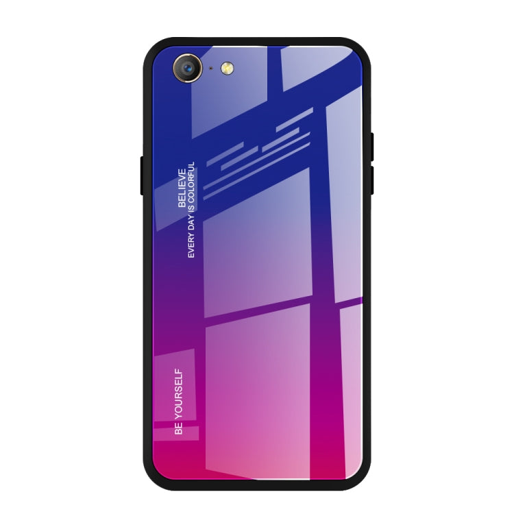 Gradient Color Glass Case, For OPPO F11 / A9, For OPPO A57 / A39, For OPPO Reno Z