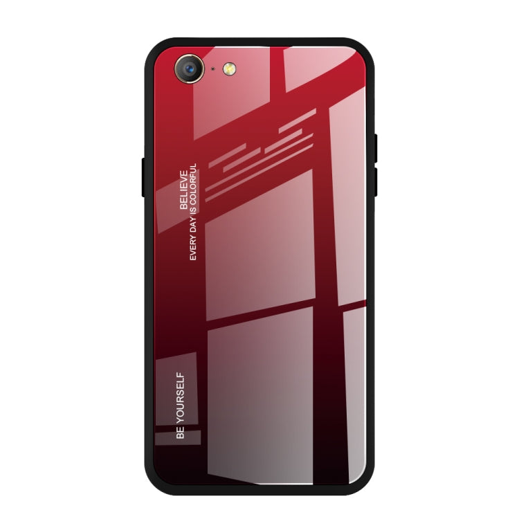 Gradient Color Glass Case, For OPPO F11 / A9, For OPPO A57 / A39, For OPPO Reno Z