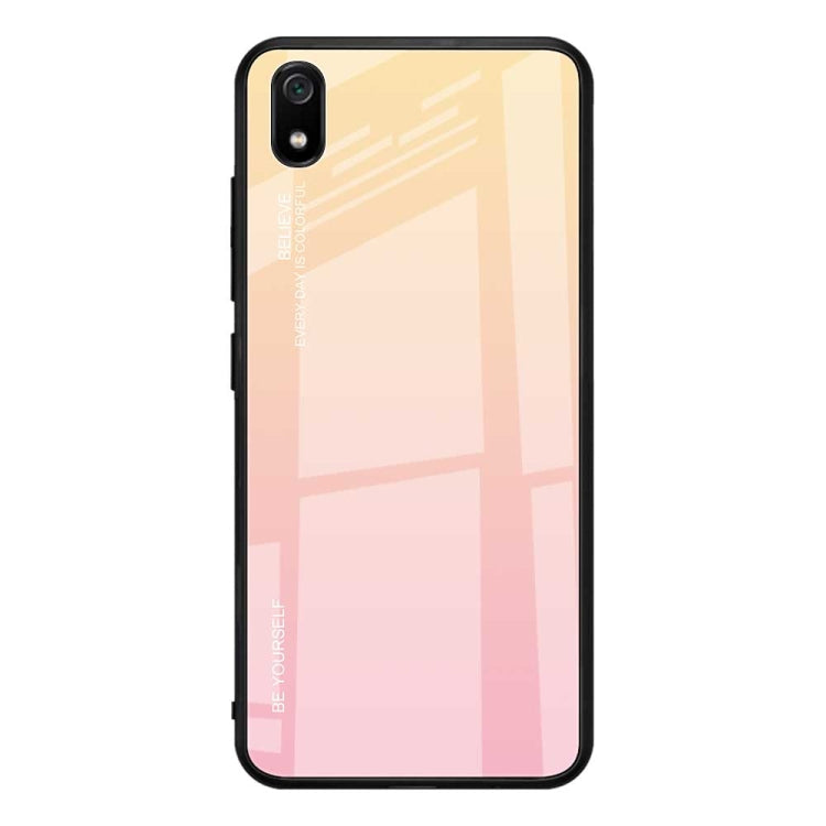 Gradient Color Glass Case, For Galaxy A7 (2018), For Xiaomi Redmi 7A, For Huawei Mate 30 Pro