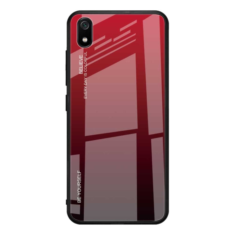 Gradient Color Glass Case, For Galaxy A7 (2018), For Xiaomi Redmi 7A, For Huawei Mate 30 Pro