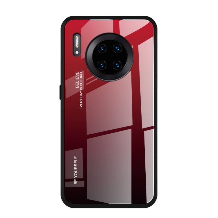 Gradient Color Glass Case, For Galaxy A7 (2018), For Xiaomi Redmi 7A, For Huawei Mate 30 Pro