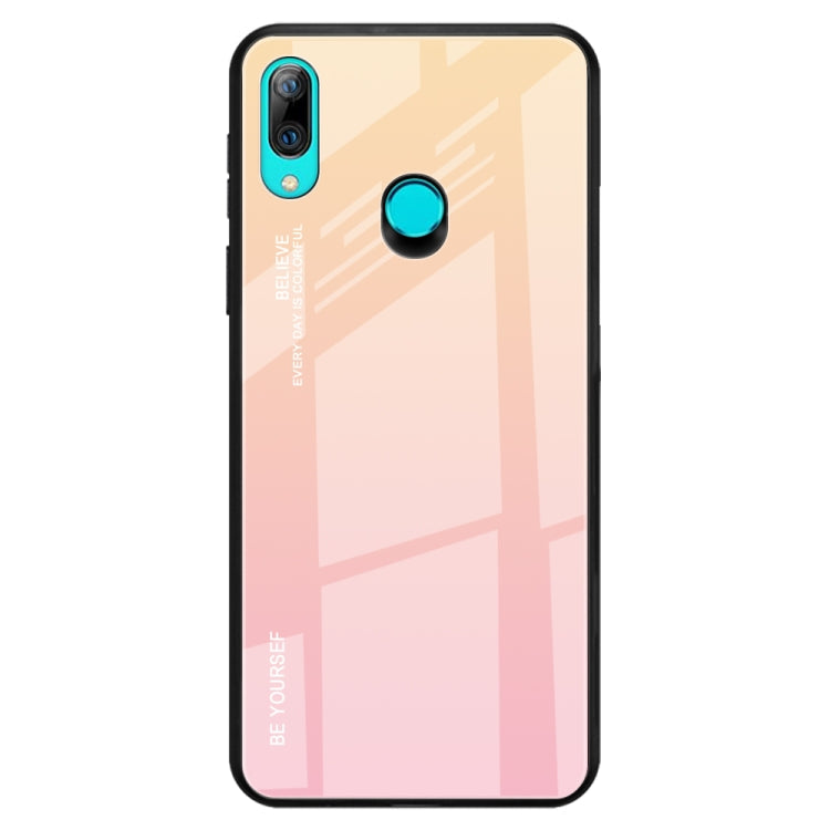 Gradient Color Glass Case, For Huawei Nova 5, For Huawei P Smart Z, For Huawei Nova 5i