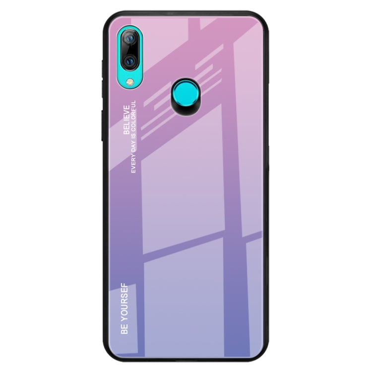 Gradient Color Glass Case, For Huawei Nova 5, For Huawei P Smart Z, For Huawei Nova 5i
