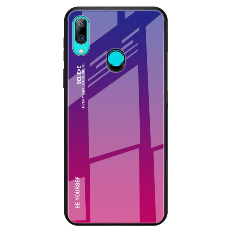 Gradient Color Glass Case, For Huawei Nova 5, For Huawei P Smart Z, For Huawei Nova 5i