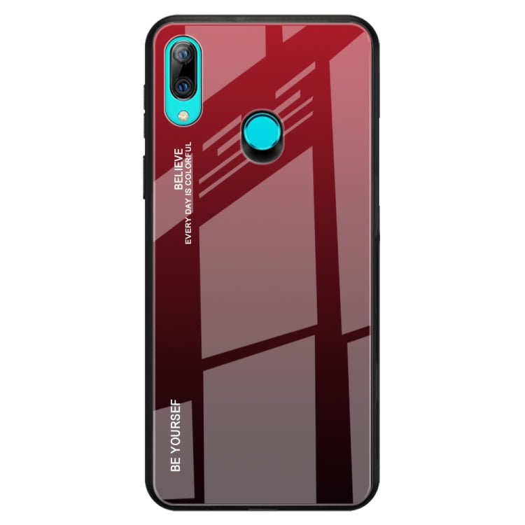 Gradient Color Glass Case, For Huawei Nova 5, For Huawei P Smart Z, For Huawei Nova 5i