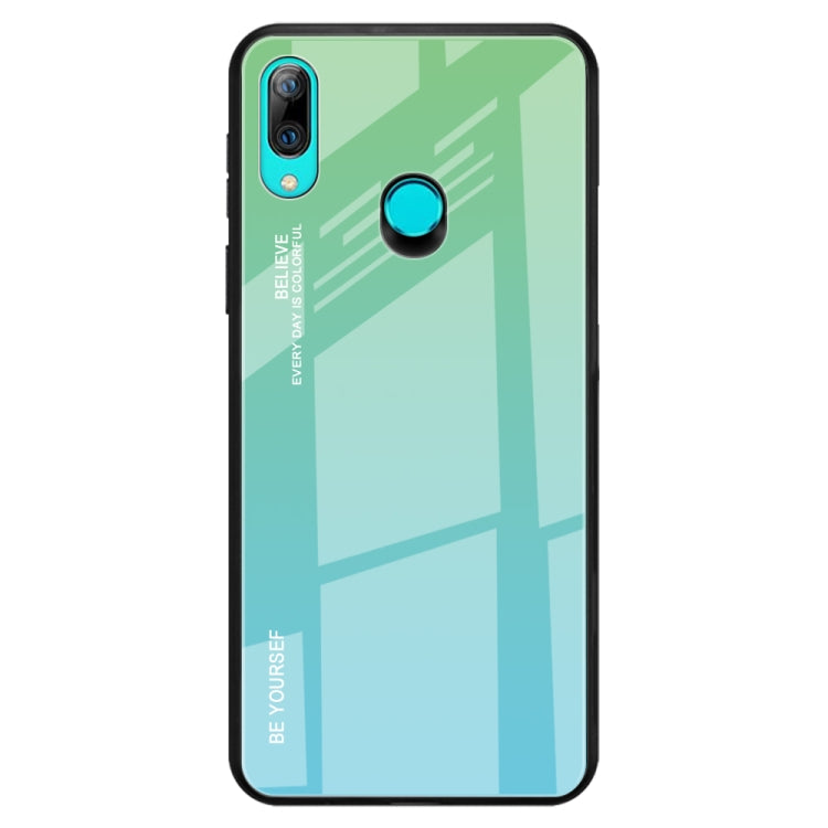 Gradient Color Glass Case, For Huawei Nova 5, For Huawei P Smart Z, For Huawei Nova 5i