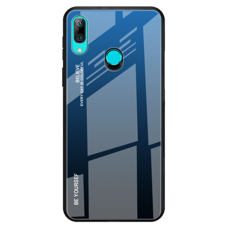 Gradient Color Glass Case, For Huawei Nova 5, For Huawei P Smart Z, For Huawei Nova 5i