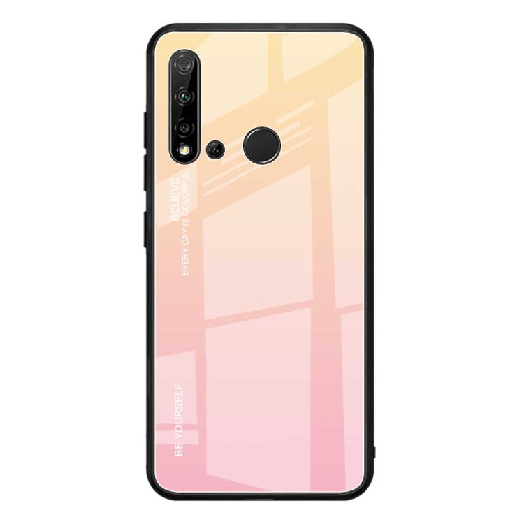 Gradient Color Glass Case, For Huawei Nova 5, For Huawei P Smart Z, For Huawei Nova 5i