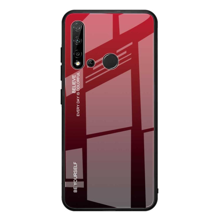 Gradient Color Glass Case, For Huawei Nova 5, For Huawei P Smart Z, For Huawei Nova 5i
