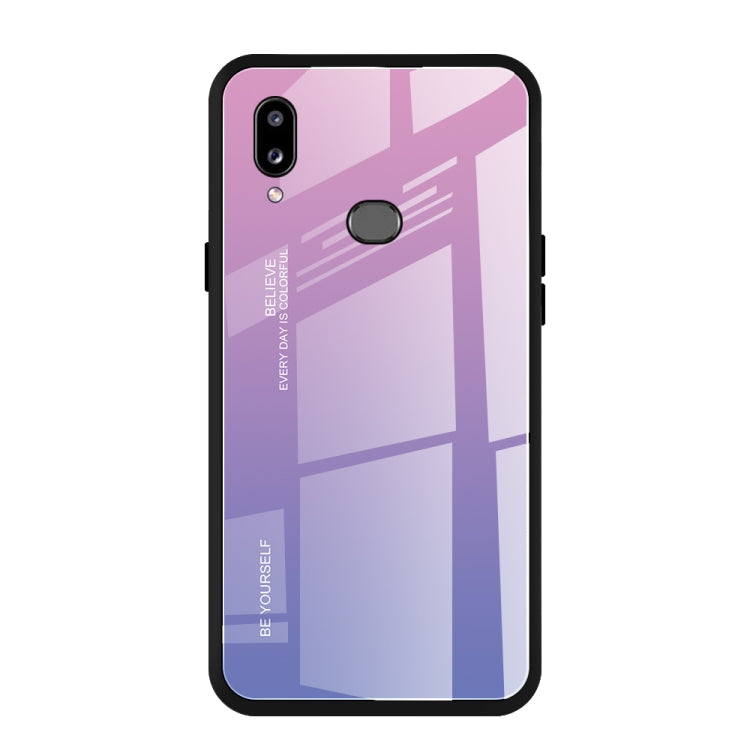 Gradient Color Glass Case, For Galaxy A10s, For Galaxy A80, For OnePlus 7
